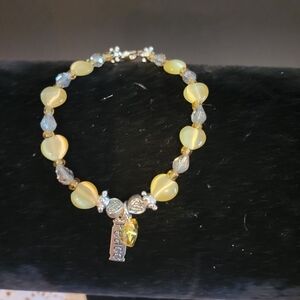 Woman's Butterscotch Yellow Bracelet